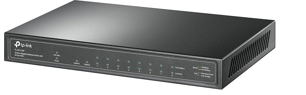 TP-Link 10ポートギガビットスイッチ TL-SG1210P 3箱セット 21GfcL56w6L.jpg